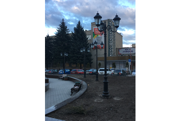 Светильники Мюних на чугунной опоре г.Нальчик