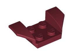Vehicle, Mudguard 2 x 4 with Flared Wings, Dark Red (41854 / 4248832 / 4613613 / 6135541)