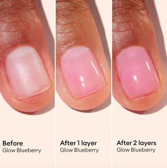 Manucurist Active Glow Blueberry - Лечебный лак-блеск для ногтей