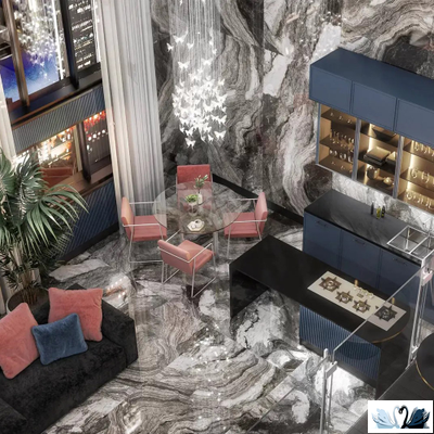 Керамогранит Kerama Marazzi Ониче 119,5х238,5 см серый темный лаппатированный, SG595922R