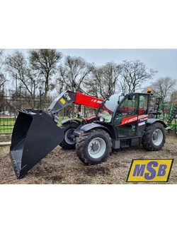 Стекло телескопический погрузчик Massey Ferguson TH7038