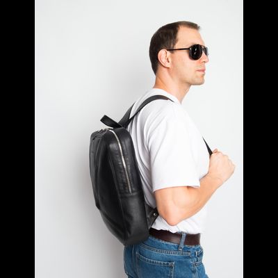 Кожаный рюкзак Lanciano Premium black (арт. 3066-51)