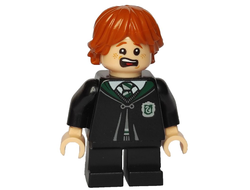 Ron Weasley - Black Slytherin Robe and Short Legs Vincent Crabbe Transformation, n/a (hp287)