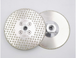 Диск для резки и шлифовки мрамора (с фланцем)125 мм