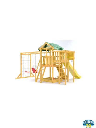 Детская площадка Савушка Мастер 4 Plus (горка 3 метра)