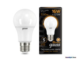 Gauss LED A60 16w 830/840 E27