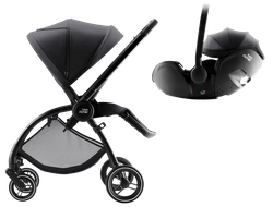 Коляска прогулочная и автокресло Britax Roemer Rio Style Carbon Black + BABY-SAFE PRO Style Carbon Black