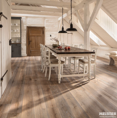 Паркетная доска Meister Дуб Витал Миттеральм 8840  в интерьере