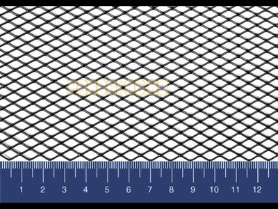 Универсальная сетка 1000х250 R10 черная, 1 шт.
