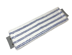 МОП плоский 46 см микрофибра+синий абразив (крепление кнопки) Россия