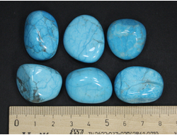 Говлит тонированный, галтовка в ассортименте, Зимбабве (23-30 мм, 10-14 г) №21449