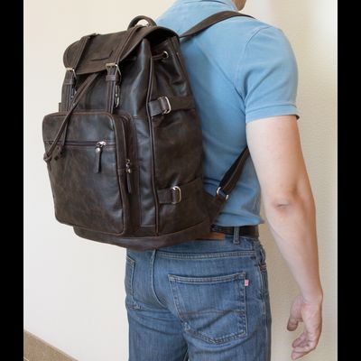 Кожаный рюкзак Volturno brown (арт. 3004-04)