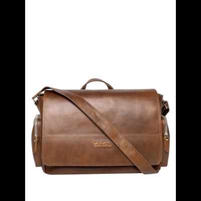 Кожаная мужская сумка Toara Premium brown (арт. 5058-63)