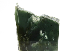 Нефрит, срез полировка с одной стороны, Восточный Саян, Южная Сибирь, Россия (84*77*38 мм, 405 г) №27434