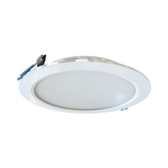 Круглый светодиодный светильник для натяжного потолка 15 Ватт 3000К 1530Лм IP20 опаловый
