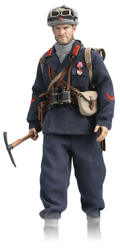Советский горный стрелок  - Коллекционная ФИГУРКА 1/6 scale  WWII Soviet Mountain Infantry Officer (AL100042) - ALERT LINE