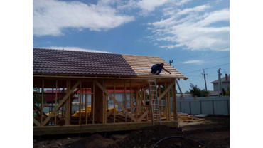 Монтаж металлочерепицы