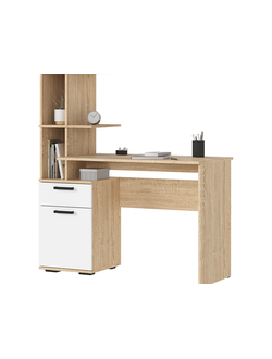 Санса СТ-01 Стол письменный Сонома/Белый