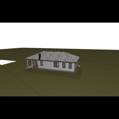 Одноэтажный дом с тремя спальнями 140м² (S110)