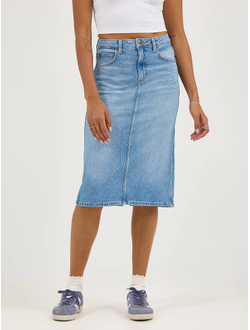 Юбка Lee® Legendary Back Slit Denim Skirt