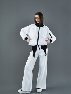 Бомбер Reverse Белый