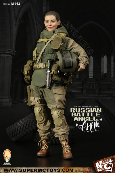Анна (Российский спецназ) 1/6 scale Russian battle angel Anna M-082 SUPER MC TOYS X Face Pool Figure