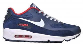 Nike Air Max 90 PREMIUM синие с белым (42-45) Арт. 011FM