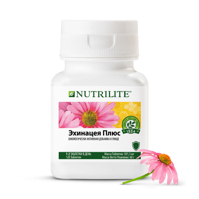 ПОДДЕРЖКА ИММУНИТЕТА Nutrilite Эхинацея плюс, 120 таб.