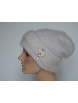 Vizio Италия 9021 CRY шапка белая фото