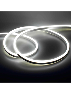 Гибкий светодиодный неон 2835 120LED/m 8x16мм 12V IP65 White односторонний