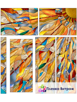 Витражная пленка  AB №-1
