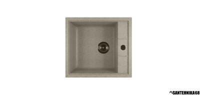 Мойка из искусственного мрамора MIXLINE ML-GM28 прямоугольная отверстие справа 445*500*190мм