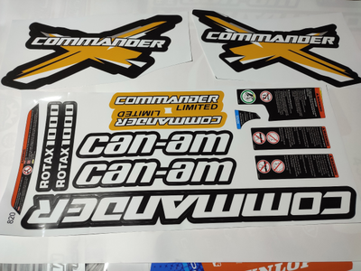 BRP can-am Commander XT limited заводские наклейки №820