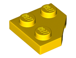 Wedge, Plate 2 x 2  Cut Corner, Yellow (26601 / 6195184)