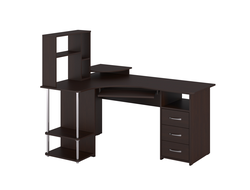 Стол компьютерный С-237 с полкой СЕ-237 Венге