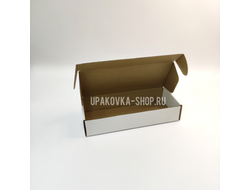 Коробка с откидной крышкой 230*100*45 мм БЕЛЫЙ