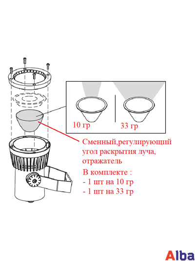 Прожектор Tube 6332 13вт