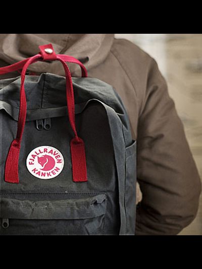 Рюкзак Fjallraven Kanken Forest Green/Ox Red (660/326)