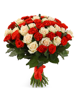 51 роза микс