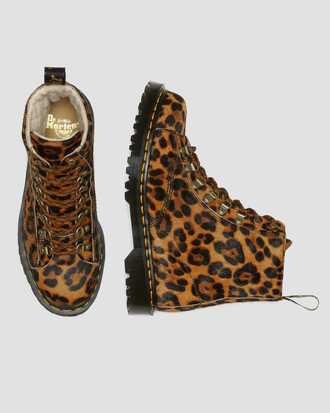 Doc martens animal print boots sales