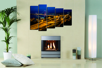 Модульная картина "Грандиозная эстакада"