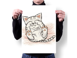 Плакат Котики №9