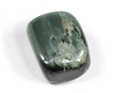 Кошачий глаз (кварцевый), галтовка, ЮАР (22*18*16 мм, 13,8 г) №28436