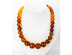 Бусы из крупного янтаря "Градиент" 02783