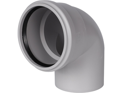 Отвод канализационный STOUT D 110х87,5° бесшумный (Арт. SKB-0008-011087)