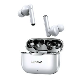 Беспроводные наушники Lenovo LivePods LP1, белый/серый