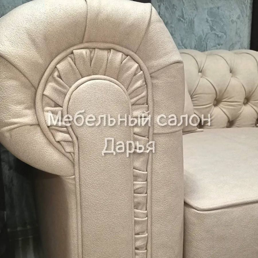 Вариант исполнения локтей для вашего дивана в каретной утяжке