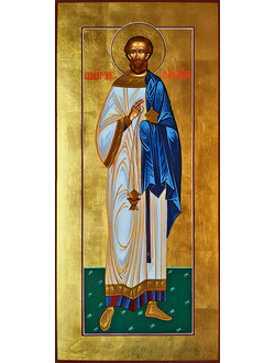 Марк Римский, священномученик, диакон. Рукописная мерная икона.