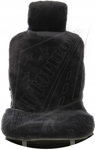 Накидка меховая из овчины на переднее сиденье большого размера (КЛАСС А)