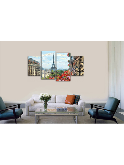 Модульная картина "Красочный Париж"
